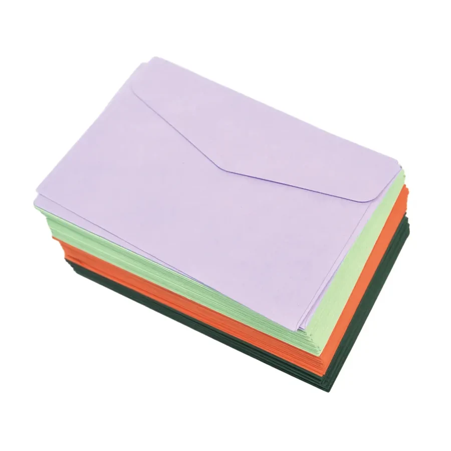 Envelope em massa para cartão-presente em cores sortidas