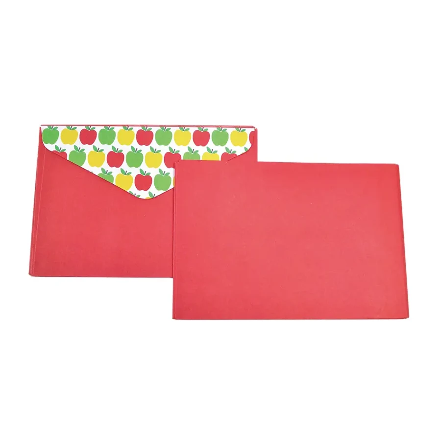 Cartões vintage incluídos em envelope