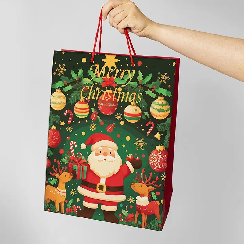 Bolsa de compras festivas para presentes