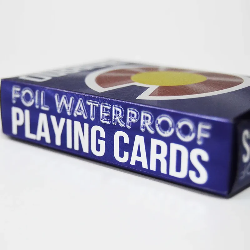Cartões de poker de brilho de platina